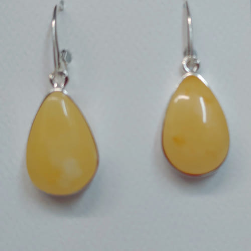 HWG-067 Earrings Teardrop Butterscotch $71 at Hunter Wolff Gallery